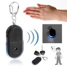 Old People Anti-Lost Alarm Key Finder Wireless Useful Whistle Sound Portable Size Keychain LED Light Locator Finder Keychain 2024 - buy cheap