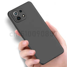 Funda de teléfono para Xiaomi Mi 11 Lite Ultra, carcasa mate delgada de TPU suave para Xiaomi 11 Ultra 11i 10 Ultra Poco F3 2024 - compra barato