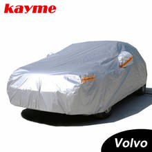 Kayme-capa à prova d'água para carro, proteção contra chuva, poeira, sol, veículo, proteção contra chuva, para volvo xc60, v70, s80, xc90, s60, s40, v60 2024 - compre barato