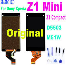 100% Original LCD For Sony Xperia Z1 Mini Compact D5503 M51W LCD Display Touch Screen Digitizer Assembly Screen Z1 MINI LCD 2024 - buy cheap