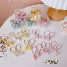 10pcs/set Cute Cartoon Elastic Rubber Bands For Girls Hair Ring Of The Little Girl Hair Rope Ponytail Hair Accessories 2024 - buy cheap