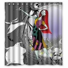 Nightmare Before Christmas Waterproof Bathroom Shower Curtain 2024 - buy cheap