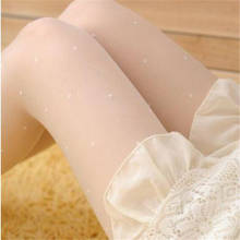Bonito branco preto lolita kawaii doce meia-calça cosplay pontos meias meia-calça b660 2024 - compre barato
