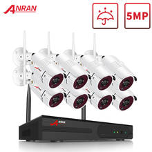 ANRAN cctv Video Kit 5MP 8CH NVR Wireless Security Camera Kit System 1920P Night Vision Outdoor Wifi Surveillance Camera System 2024 - купить недорого