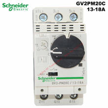 Schneider Electric GV2PM20C 13-18A Motor Thermal Magnetic Circuit Breaker GV2-PM20C 20C 3P Knob Protection Switch Setting 2024 - buy cheap