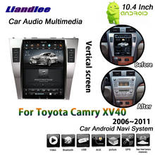 Pantalla Vertical HD para coche Toyota Camry XV40, sistema de navegación GPS con Radio, Wifi, Android, Multimedia, 2006, 2007, 2008, 2009, 2010, 2011 2024 - compra barato