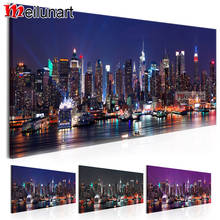 Pintura de diamantes 5d diy de Ciudad de Nueva York, bordado de diamantes redondos y cuadrados, decoración del hogar, AS0173 2024 - compra barato