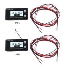 1M Lead cable DC 10-100V Battery Capacity Indicator Lead Acid Lithium LiFePO4 Voltmeter Voltage Panel Meter Tester 2024 - buy cheap