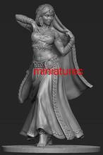 Unassambled  1/24 ancient woman warrior stand with base  Resin figure miniature model kits Unpainted 2024 - buy cheap