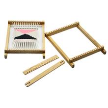 1 Set Wood Knitting Weaving Loom Tapestry Handloom Machine DIY Handmade Tool for Beginners Children 2024 - buy cheap