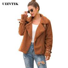 2019 Autumn Winter Faux Fur Coat Women Oversize Casual Zipper Teddy Coat Turn-down Collar Fur Jacket Female Thick Warm Outwear 2024 - buy cheap