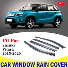 Protector de visera para ventana de coche Suzuki Vitara, deflectores, cubierta embellecedora para toldo exterior, accesorios de estilismo, 2015-2020 2024 - compra barato