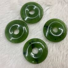 natural nephrite /canadian jade beads natural stone beads DIY loose beads for jewelry making 1 piece wholesale 2024 - buy cheap