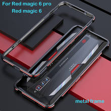 Anti-fall Metal Frame hard Back cover For Red Magic 6 6 pro Case Aluminum Alloy coque RedMagic 6 Metal Bumper Red Magic6 6 pro 2024 - buy cheap