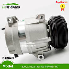 Auto AC Compressor For Car RENAULT LAGUNA II 1.8 1.9 2.0 VEL SATIS 2.0 8200021822 1135320 TSP0155347 2024 - buy cheap