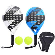 Новая популярная ракетка для тенниса из углеродного и стекловолокна для мужчин и женщин, комплект спортивных ракеток для тенниса с 2 ракетками и 2 мешками и 2 мячиками 2024 - купить недорого