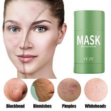 Green Tea Cleansing Mask Purifying Clay Stick Mask Oil Control Skin Care Anti-Acne Eggplant Remove Blackhead Mud Mask 2024 - buy cheap