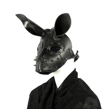 3D маска кролика из ПУ кожи для взрослых, маска кролика для Хэллоуина, трехмерные панковские маски, 3D маска для ночного клуба, карнавала, реквизит для косплея кролика 2024 - купить недорого