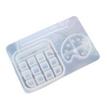 Handmade Palette Pigment Brush Resin Mold Paint Tray Box Keychain Pendant Epoxy Resin Casting Mold Jewelry Making Tools 2024 - buy cheap