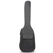 Черный водонепроницаемый рюкзак с двойными лямками для бас-гитары Gig Bag чехол для электрической бас-гитары толщина 5 мм с губчатой подкладкой 2024 - купить недорого