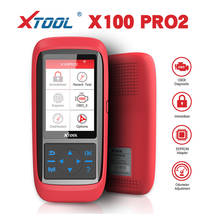Xtool-programador de chave automática x100 pro2 com adaptador eeprom, suporte para ajuste de quilometragem 2024 - compre barato
