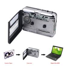 Cassette record player portátil usb cassette player captura cassete gravador conversor de áudio digital leitor música dropshipping 2024 - compre barato