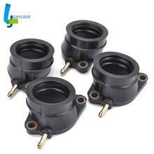 4PCS Motorcycle Carburetor Intake Manifold Adapter Boot For Yamaha 5DM-13586-01 FZS600 FZS 600 FAZER 600 1998-2003 2024 - buy cheap