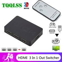 3-портовый коммутатор 3D Mini HDMI-совместимый, 1080P, HDMI 2024 - купить недорого