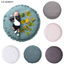 100CM Baby Infant Play Mats Kids Round Crawling Carpet Floor Rug Baby Bedding Blanket Cotton Play Game Pad Children Room Decor 2024 - buy cheap