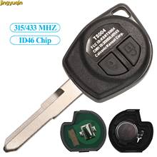 Jingyuqin Remote Car Key 315/433MHz ID46 Chip For SUZUKI SWIFT KBRTS004 2 Buttons Entry Fob 2024 - buy cheap