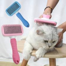 2021 Blue Pet Dog Cat Hair Fur Brush Rake Grooming Shedding Trimmer Needle Comb Easy To Operate Tools Cleaning Hair Supplies 2024 - buy cheap