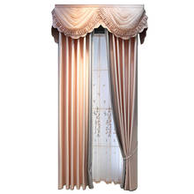 Изготовленный На Заказ светильник класса люкс, серого и розового цвета Nordic минималистский современные шторы гостиная спальня девушка принцесса девушка комната окна оттенок 2024 - купить недорого