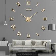 Special Offer 3d Big Acrylic Mirror Wall Clock Diy Quartz Watch Still Life Clocks Modern Home Decoration Living Room Stickers 2024 - buy cheap