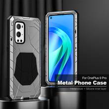 Imatch Luxury Aluminum Metal Silicone Shockproof Case For Oneplus 9 8 9R 8T 7 6T 6 Pro Nord 10 N200 N100 5G Heavy Duty Protector 2024 - buy cheap