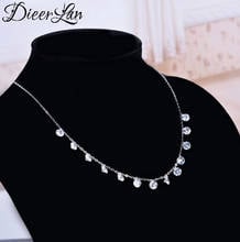 Luxury Brand New Tassel Beads Crystal Necklaces For Women Wedding Long Chains Necklaces Bridal Jewelry 2024 - buy cheap