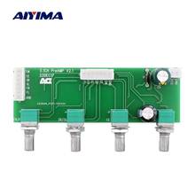 AIYIMA 5.1 Home Theater Low Pass Filter Volume Control NE5532 Preamp Volume Control 6 Channel Pre Amplifier Tone Audio Bord 2024 - buy cheap