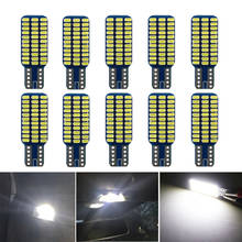 Lâmpada led canbus para carro, 10 unidades, 168, 194, w5w, 3014, 12v, luz branca, interior automotivo 2024 - compre barato