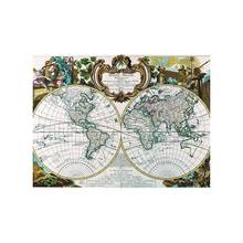 150x100cm Mappe Monde Nouvelle Medieval French Map Office Decorative Map Non-woven Waterproof Collapsible World Map 2024 - buy cheap