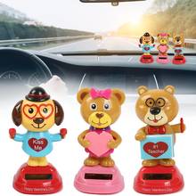 Car Accessories Solar Powered Dancing Animal Swinging Animated Bobble Dancer Light Energy Toy Car Dashboard Decor Kids Toy Gift 2024 - buy cheap