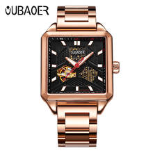 OUBAOER Automatic Mechanical Men Watch Top Brand Luxury Stainless Steel Mens Watches Military Sport Skeleton Male Clock Hot 2019 2024 - buy cheap