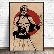 Grimmjow-pintura en lienzo de Anime para pared, imágenes artísticas, impresiones, decoración del hogar, póster de pared, decoración para sala de estar 2024 - compra barato