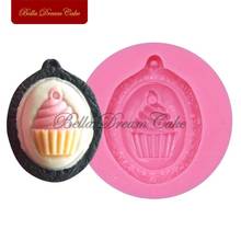 Cupcake Key Chain Silicone Mold Sugarcraft Fondant Cake Mould For Birthday Party Cake Decorating Tool Baking Accessories 2024 - buy cheap