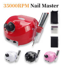 35000 RPM Electric Nail Drill Machine Milling Cutter Sets For Manicure Nail Art Manicure Electric Nail Pedicure File Nail Master 2024 - buy cheap