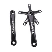 Litepro Folding Bike Crankset Crank 170mm for 130mm BCD Bottom Bracket Chainring Bolts Square Holes Bike Accessories 2024 - buy cheap