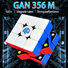 Cubo magnético mágico Gan356 M, 3x3x3, Gan356M, profesional GAN 356 M, imanes gan, Rompecabezas 3x3, cubo Gans 2024 - compra barato