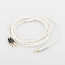 Audiocrast-cable de actualización para auriculares HIFI, 8 núcleos, 7N, OCC, chapado en plata, 2,5mm, equilibrado, para Hifiman, SUNDARA, he400i, he400s, HE560 2024 - compra barato