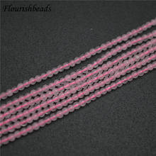 2mm Natural Pink Color Stone Round Loose Beads Jewelry Making Supplies 10pc Per Order 2024 - buy cheap