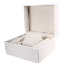 PU Leather Wrist Watch Boxs Storage Case Jewelry Gift Packing Box 16x14x10cm 2024 - buy cheap