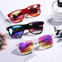 CHUN Kaleidoscope Glasses Women rave festival Sunglasses Men Holographic Glasses Colorful Celebrity Party Eyewear M139 2024 - buy cheap