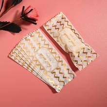 200pcs/lot Candy Wrapper Gold Curve Design Nougat Wrapping Paper Handmade Ticken Wedding Party DIY Snack Food Waterproof Package 2024 - buy cheap